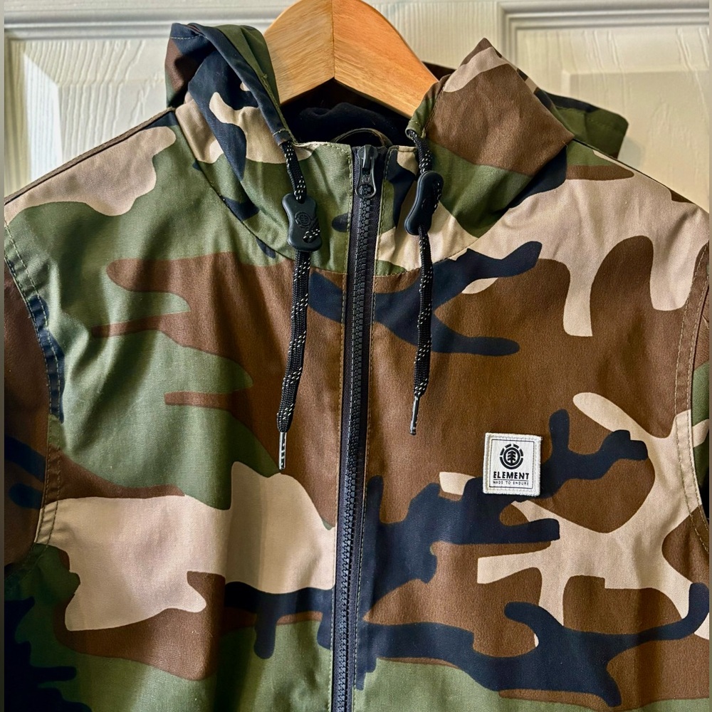 Element Rain Camouflage Coat Size S - Like NEW
